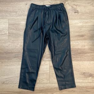 Zara Faux leather pants size S